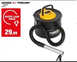 Hubo Powerplus POWX3000 aszuiger 1000W 15l aanbieding