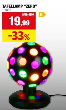 Hubo Reality Zero LED tafellamp 1W zwart aanbieding