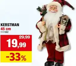 Hubo KERSTMAN 45 cm aanbieding