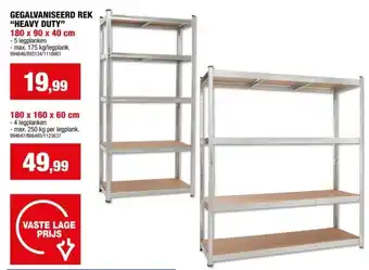 Hubo GEGALVANISEERD REK aanbieding