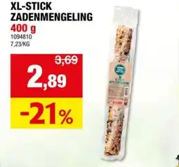 Hubo Menu Nature XL-stick zadenmengeling 400g aanbieding