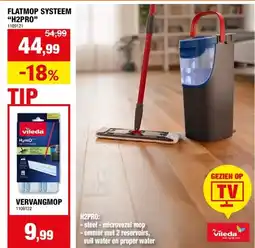 Hubo Vileda H2Pro flatmop systeem aanbieding