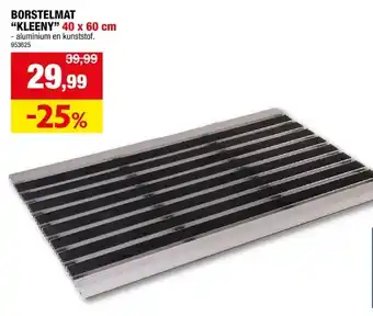 Hubo Kleeny borstelmat 40x60 cm aanbieding