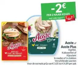 Intermarché Aoste of Aoste Plus aanbieding