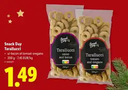 Lidl Snack Day Tarallucci aanbieding