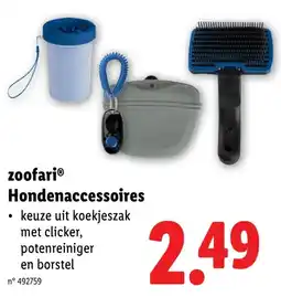 Lidl zoofari Hondenaccessoires aanbieding