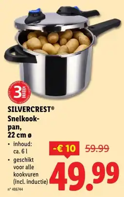 Lidl SILVERCREST Snelkook- pan, 22 cm aanbieding
