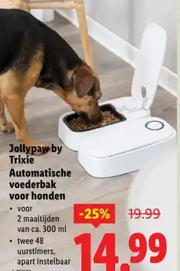 Lidl Jollypaw by Trixie Automatische voederbak voor honden aanbieding