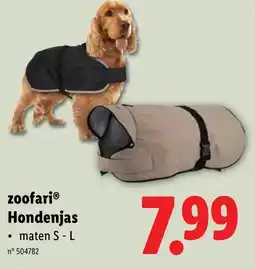 Lidl zoofari Hondenjas aanbieding