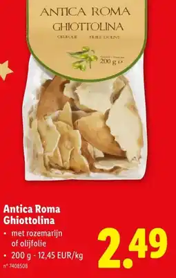 Lidl Antica Roma Ghiottolina aanbieding
