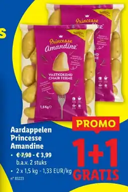 Lidl Aardappelen Princesse Amandine aanbieding