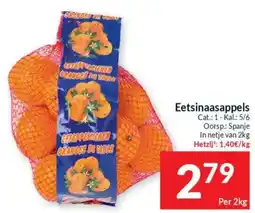 Intermarché Eetsinaasappels aanbieding