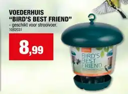 Hubo voederhuisje 18x20 cm groen aanbieding