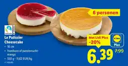 Lidl Le Patissier Cheesecake aanbieding