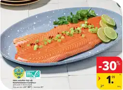 Carrefour Hele zalmfi let met vel Kwaliteitsketen Carrefour aanbieding