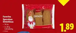 Lidl Favorina Speculoos Sinterklaas aanbieding