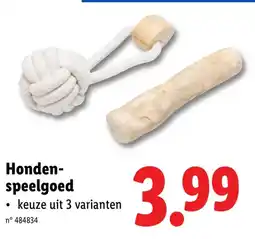 Lidl Honden- speelgoed aanbieding