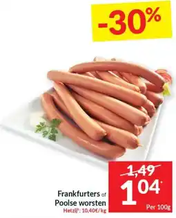Intermarché Frankfurters of Poolse worsten aanbieding