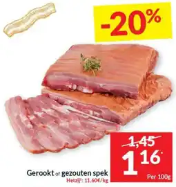 Intermarché Gerookt of gezouten spek aanbieding