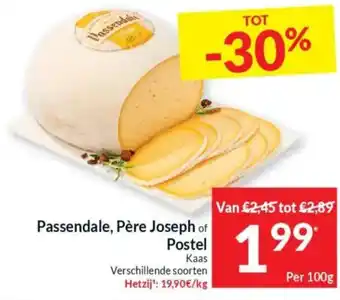 Intermarché Passendale, Père Joseph of Postel Kaas aanbieding