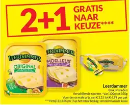 Intermarché Leerdammer Blok of sneden aanbieding
