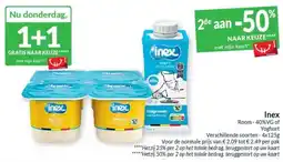 Intermarché Inex Room 40% VG of Yoghurt aanbieding