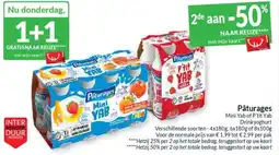 Intermarché Pâturages Mini Yab of P'tit Yab Drinkyoghurt aanbieding