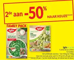 Intermarché Iglo Crème de la Crème Groenten aanbieding
