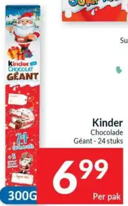 Intermarché Kinder Chocolade Géant aanbieding