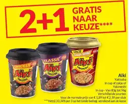 Intermarché Aïki Yakisoba In cup of zakje of Yakimeshi aanbieding