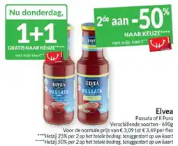 Intermarché Elvea passata of II Puro aanbieding