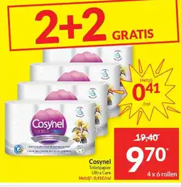 Intermarché Cosynel Toiletpapier Ultra Care aanbieding