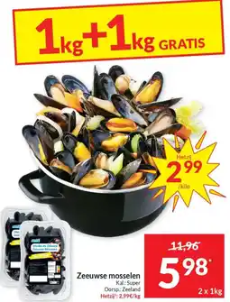 Intermarché Zeeuwse mosselen Kal.: Super aanbieding