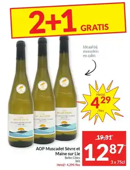 Intermarché AOP Muscadet Sèvre et Maine sur Lie Belles Côtes Wit aanbieding