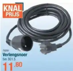 Cevo Verlengsnoer 5m 3G1.5 aanbieding