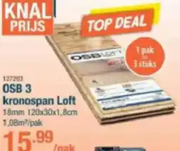 Cevo OSB 3 kronospan Loft aanbieding
