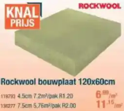 Cevo Rockwool bouwplaat aanbieding