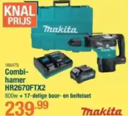 Cevo Makita Combihamer HR2670FTX2 aanbieding
