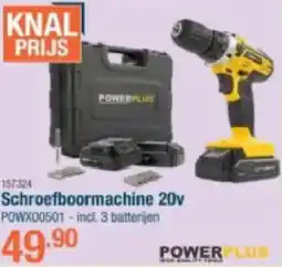 Cevo Powerplus Schroefboormachine 20v POWX00501 aanbieding