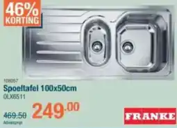 Cevo Franke Spoeltafel OLX6511 aanbieding
