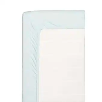 Hoeslaken Jersey - lichtblauw - 70x150 cm - Leen Bakker