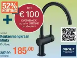 Cevo Grohe Keukenmengkraan Minta C-uitloop aanbieding