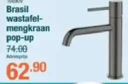Cevo Brasil wastafelmengkraan pop-up aanbieding