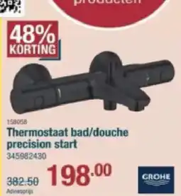 Cevo Grohe Thermostaat bad/douche precision start aanbieding