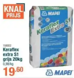 Cevo Mapei Keraflex extra S1 grijs aanbieding