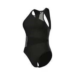 Decathlon Dames zwempak uit 1 stuk Arena Mesh Angle Vent Back B aanbieding