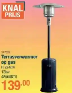 Cevo Terrasverwarmer op gas 48000BTU aanbieding
