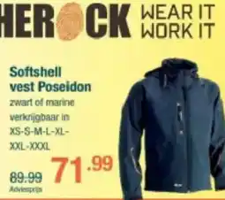 Cevo Softshell vest Poseidon aanbieding