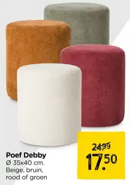 Xenos Poef Debby aanbieding