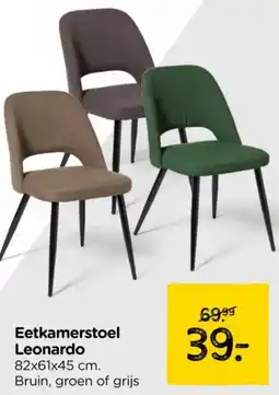 Xenos Eetkamerstoel Leonardo aanbieding
